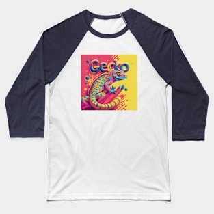 Pop Art Geckos Baseball T-Shirt